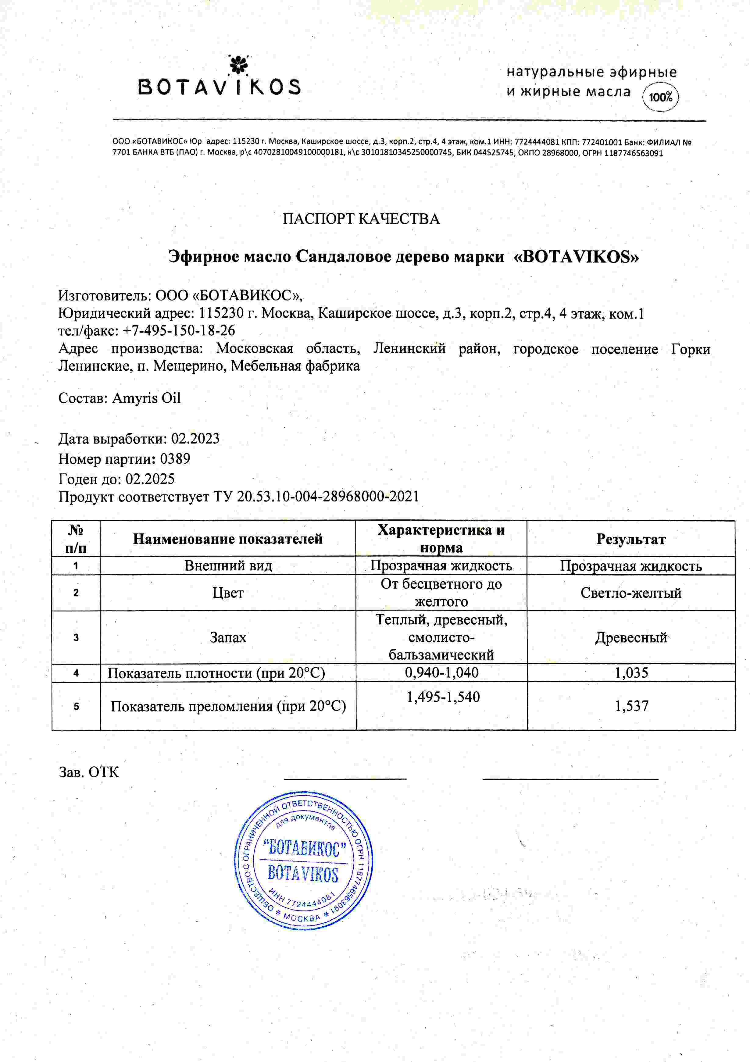 Паспорт №022023